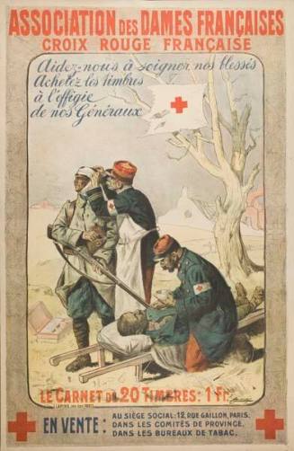 Association des Dames Françaises. Croix Rouge Française (Association of French Women.  French Red Cross)