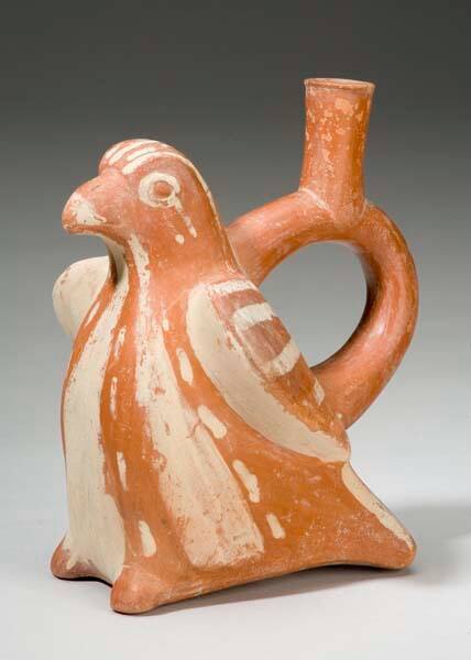 Stirrup Spout Vessel with Seabird