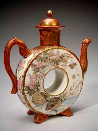 Ring-shaped Ewer with Dragon Spout and Handle