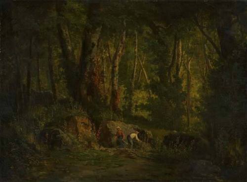 Two Peasants in a Forest