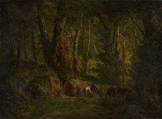 Two Peasants in a Forest