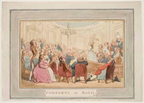 A Private Concert, plate 2 from the series "The Comforts of Bath"