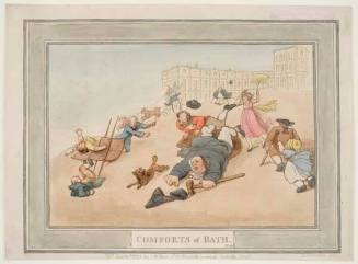 The Bath Races, plate 12 from the series "The Comforts of Bath"