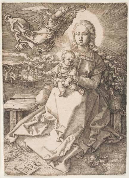 The Virgin and Child Crowned by One Angel