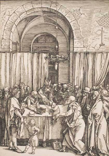 The Rejection of Joachim's Offering, plate 2 of 20 from the series "The Life of the Virgin"