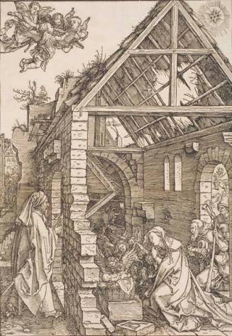 The Adoration of the Shepherds, plate 10 of 20 from the series "The Life of the Virgin"