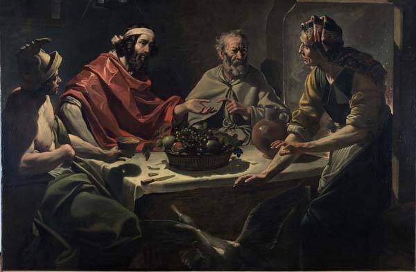 Philemon and Baucis Entertaining Jupiter and Mercury