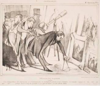 Celebrrrrrre Jury de peinture... (Faaaaamous jury for the paintings... ), from the series "Fantaisies" (Imagination), published in "Le Figaro," March 14, 1839