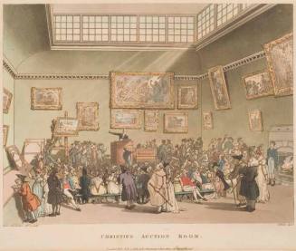 Christie's Auction Room, from the series "The Microcosm of London"