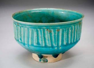 Deep Bowl with Fluted Exterior