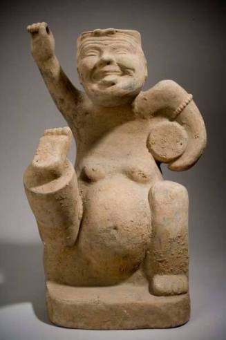 Tomb figure of an entertainer