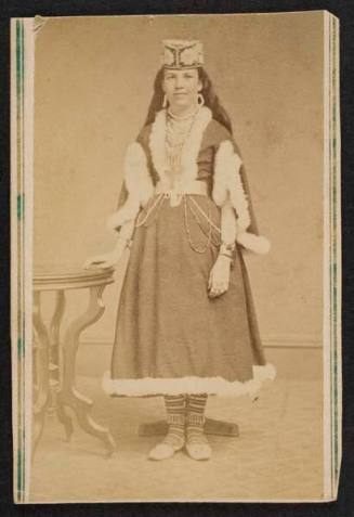 Unknown woman in costume