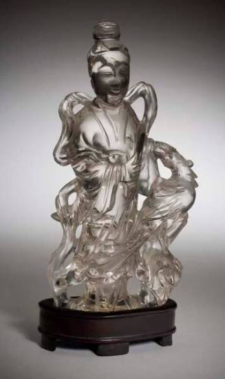 Taoist Figure with a Phoenix